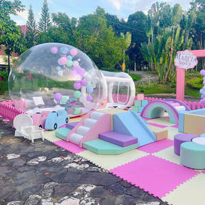 Boule à bulles gonflable en plein air, idées de fête, tente à bulles transparente commerciale, bulle gonflable avec ballons - Product Image 5