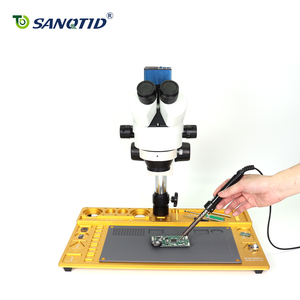 Sanqtid điện thoại di động sửa chữa Mat Hợp kim nhôm kính hiển vi sửa chữa Pad bảo trì nền tảng với cánh tay bùng nổ đứng 1 năm bảo hành - Product Image 2