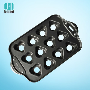 Mini Muffin Pan 12-Cavity Flower Shape Nonstick Baking Mold For Cake Tart Coffee Cake - Product Image 4