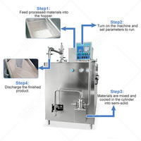 Machine à glace artisanale industrielle automatique HNOC 50l 200l 500l pour la production continue de gelato et de crème glacée dure à vendre