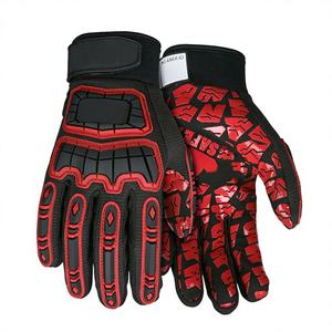 Guantes Mecánicos TPR Hechos a Medida, Anti-Vibración, Reducción de Impactos, Compatibles con Pantalla Táctil, Recubiertos de Látex, Certificación EN388, para Soldadura - Product Image 1