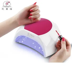 Novo design 48w Boa Qualidade com Preço Agradável Nail Gel Secador Luz SUN2C Inteligente UV LED Lam Prego Secagem Para Nail Salon Gel