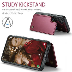 Étuis de téléphone portable 2025 pour <span class=keywords><strong>Samsung</strong></span> Galaxy S24 ultra, étui pour <span class=keywords><strong>Magsafe</strong></span>, portefeuille en cuir, anti-choc, étui RFID pour <span class=keywords><strong>Samsung</strong></span> S25 Edge - Product Image 4