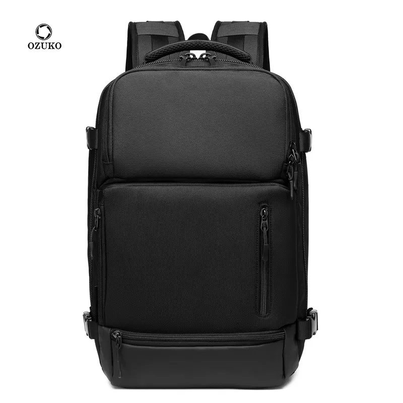 Ozuko D9405 Tas Punggung Trendi untuk Pria, Tas Ransel Laptop Pintar Anti-maling untuk Pria