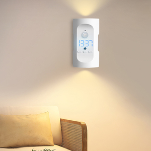 ABS USB Rechargeable Plug Bedroom Night <b>Light</b> Motion <b>Sensor</b> Clock Remote Control Magnetic <b>Led</b> Wall Lamp - Product Image 3
