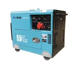 Generador diésel silencioso de 5000 vatios, 6KVA, 5 kva, en venta