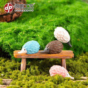 Figuras de Resina de Erizo de Dibujos Animados, Lindas y Realistas, D1450, Accesorios de Decoración para Jardín, Moldeadas por Inyección y Pintadas - Product Image 3