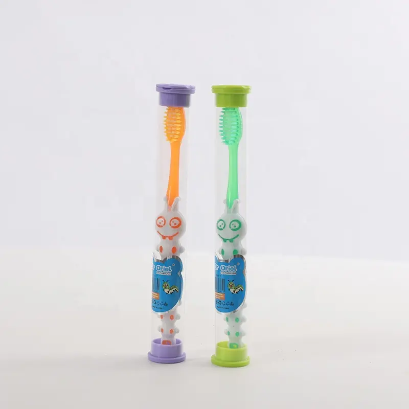 Cartoon toothbrush Hotel home business super disposable toothbrush soft bristles color toothbrush, hotel supplies