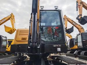 Excavatrices sur chenilles SANY d'occasion certifiées CE avec godet – Mini-excavatrice SANY 60C d'occasion de 6 tonnes provenant de Chine - Product Image 3