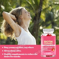Vitahealthy OEM ODM Usine de vente en gros de gommes vitaminées saines sans sucre pour femmes, gommes vitaminées à la biotine, saveur naturelle