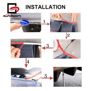 Alerón Trasero Universal ABS Racing, Deflector, Divisor, Labio Inferior del Parachoques Trasero, Difusor de Carreras de 5 <span class=keywords><strong>Aletas</strong></span> <span class=keywords><strong>para</strong></span> <span class=keywords><strong>Honda</strong></span> <span class=keywords><strong>Civic</strong></span> - Product Image 6