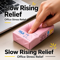 Jouet anti-stress en PU souple en forme de bâton de beurre, à remontée lente, pour enfants et adultes
