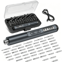 Mini tournevis électrique sans fil rechargeable 3,6 V 200 tr/min 200 mAh, chargement Type-C, mandrin 4 mm, outil professionnel pour projets de bricolage