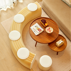 Callfeny – chaise pliante en papier de Style nordique, décor de maison, chaise pliante en papier, banc Long, décoration de meubles de maison - Product Image 4