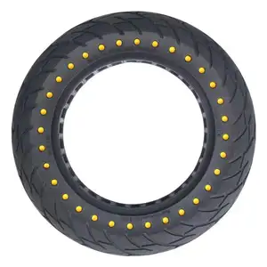 New Image Tubeless 10 x 2.5 Honeycomb Solid Tire 10 Inch Scooter Tyres Parts For Max G30 G30P G30E Electric Scooters Accessories