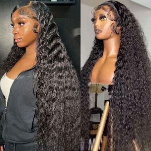 Bán Buôn Hd 13X4 13X6 Ren Phía Trước Tóc Giả Mật Độ 180 Sóng Nước Brazil Tóc Trinh Nữ Pre-Ngắt Trong Suốt Không Có Hóa Chất Mùi - Product Image 2