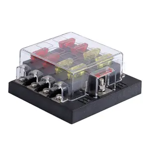 Universal Automotive 8 Way Blade Fuse Block Car Boat Truck Auto Fuse Holder