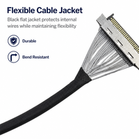 Connecteur OEM RY USL20-30SS à pas de 0,4 mm pour câble micro coaxial dédié, câble flexible de caméra, module de smartphone