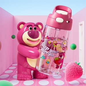 500ml Strawberry Bear, Buzz Light Year, Elsa <strong>Princess</strong>, Marvel Factor Cartoon Design Tritan <strong>Water</strong> <strong>Bottle</strong> for Kids - Product Image 2