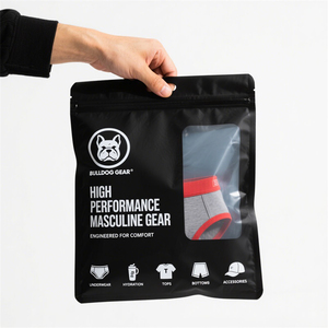 防塵・再封可能 衣類用フロストジッパー袋 梱包用プラスチックバッグ スポーツウェア・衣服・靴用 - Product Image 4