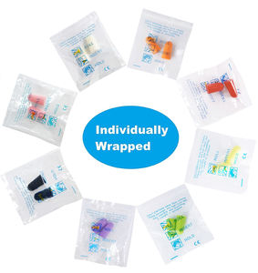 38dB المتاح بو سدادات أذن للاستحمام للنوم الأذن التوصيل ملفوفة بشكل فردي - Product Image 6