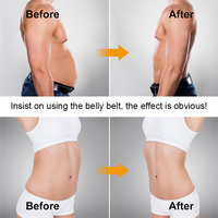 Benutzer definierte abs Stimulator Silikon gürtel Männer Bauch Taille Trainer ems Massage Schlankheit gürtel Vibrator