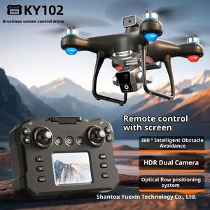 KY102 Nuevo Modelo Transfronterizo 4K, Dron con Control por Pantalla, Elevación y Descenso con un Botón, Sin Escobillas, con Evitación de Obstáculos, Ideal para Principiantes - Product Image 2