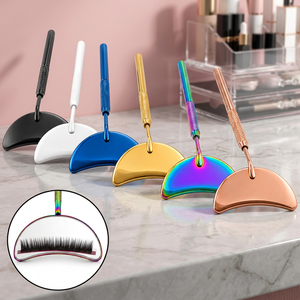 Metal Lash Extension <b>Mirror</b> Set 6 Colors Portable Makeup Tool for Eyelash Application - Product Image 2