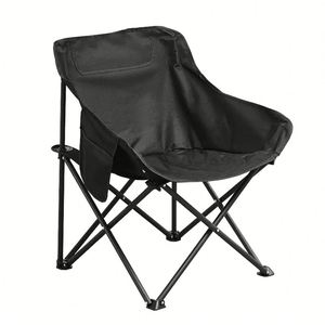 Chaise de pêche pliante portable en métal pour camping, pique-niques, croquis artistiques, en fer durable avec revêtement Oxford, inclinable - Product Image 1