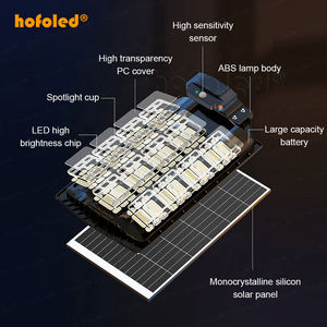 Lámpara <span class=keywords><strong>Solar</strong></span> de Seguridad para Calle de 1000W 2000W 3000W, Farola Integrada, Lámpara <span class=keywords><strong>Solar</strong></span> Exterior, Luces <span class=keywords><strong>LED</strong></span> Solares para Exteriores - Product Image 4