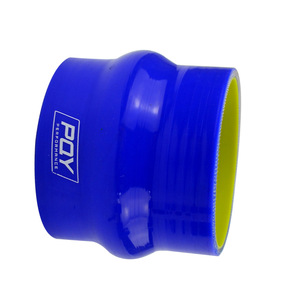 ปลอกซิลิโคน PQY Racing ขนาด 3 นิ้ว 76 มม. สีน้ำเงินเหลือง สำหรับอัพเกรดอินเตอร์คูลเลอร์ - Product Image 4