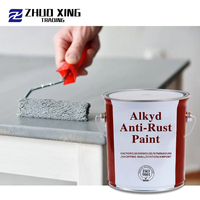 Barniz alquídico Textura anticorrosión Recubrimiento líquido Spray Pintura alquídica transparente antioxidante para acero o metal