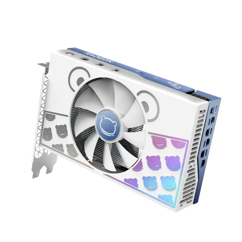 AMD Yeston RX6500XT 4G D6 Cute Pet/Extreme Edition Computadora de escritorio E-Sports Game Tarjeta gráfica Nuevo original