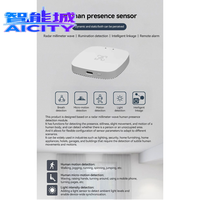 Sensor de Presencia Humana Inteligente SQ Smart Life Zigbee, Detección de Movimiento PIR, WIFI/Zigbee/BLE Mesh, Compatible con Alexa y Google Home