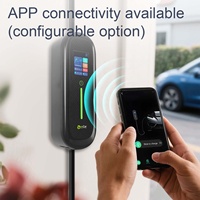 Chargeur domestique portable Zencar PC30 Ev 22kW 400V pour véhicule électrique avec écran, nouvelle génération de chargeur de voiture, Wifi en option