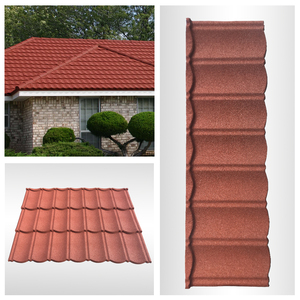 Bardeaux de <span class=keywords><strong>toiture</strong></span> en métal enduit de pierre de couleur bonne qualité en aluminium <span class=keywords><strong>zinc</strong></span> acier matériaux de <span class=keywords><strong>toiture</strong></span> pour <span class=keywords><strong>toiture</strong></span> de maison résidentielle - Product Image 2