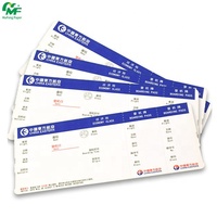 Papier thermique de haute qualité imprimé offset à forte adhérence, prix d'usine, pour carte d'embarquement et billet d'avion
