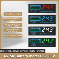 Indicateur de niveau 4615N DC7-55V 3S-14S, carte de mesure de capacité de batterie Lipo 12V-48V 18650, affichage analogique de la tension C115