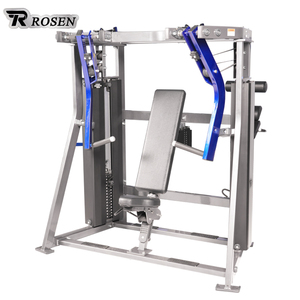 Equipo de gimnasio comercial ISO-Máquina de prensa de declinación lateral para entrenamiento de fuerza Martillo Fuente Pin Chest ajustable de fábrica - Product Image 1