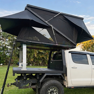 Carpa de techo portátil inflable para 4 personas con protección UV, impermeable, para acampar en el techo de SUV, camioneta o vehículo familiar. - Product Image 6