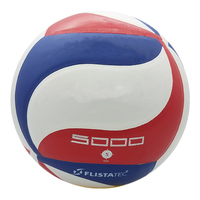 Pallavolo in pelle bianca blu e rossa ufficiale taglia 5 e peso pallavolo laminato in PU morbido per interni per competizione indoor