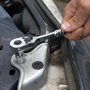 Di alta qualità <span class=keywords><strong>3</strong></span>/8 "1/4" 1/<span class=keywords><strong>2</strong></span> "" a sgancio rapido reversibile chiave a cricchetto maniglia a specchio lucidato strumento meccanico riparazione auto - Product Image 6