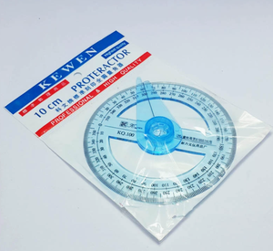 Rapporteur à cercle complet DF KQ100 avec une mesure à 360° °   Aiguille d'indicateur rotative adaptée au dessin et à la mesure des angles. - Product Image 6