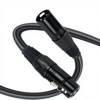 Câble de microphone XLR 3 broches ZOGUO Premium mâle-femelle, câble audio noir pour micro XLR