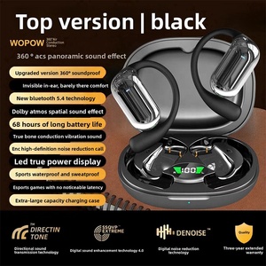 Vente directe d'usine, écouteurs stéréo sans fil True Wireless V5.3 Max, casque de jeu, semi intra-auriculaire, écouteurs musicaux, crochet d'oreille, écouteurs - Product Image 2