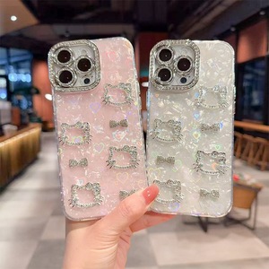 <span class=keywords><strong>Cover</strong></span> per <span class=keywords><strong>iPhone</strong></span> 17 Pro Max <span class=keywords><strong>con</strong></span> Design Gatto e Strass, Protezione Antiurto per <span class=keywords><strong>iPhone</strong></span> 16 15 14 <span class=keywords><strong>13</strong></span>, Stile Coreano Personalizzato - Product Image 2