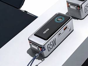 Banco de Energía Opaqi de 65W y 10000mAh de Alta Capacidad con Enchufe Integrado, Puertos USB-C y USB-A Duales - Product Image 3