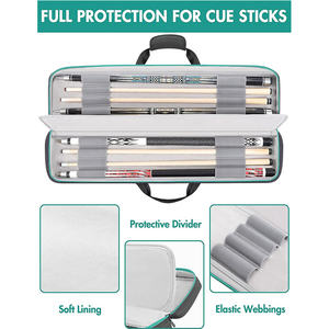 Sac de Queue de Billard Personnalisé Imperméable et Durable pour Sports de Plein Air, Sacs Souples Portables, Sac de Queue de Billard 1/2, Accessoires de Billard, Étui - Product Image 3