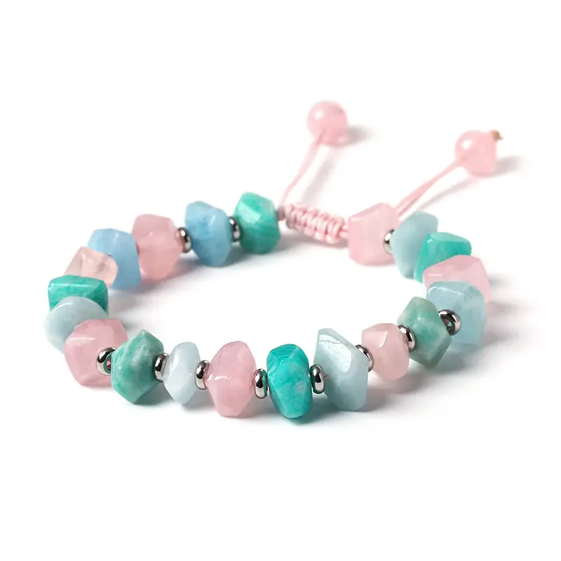 MIENTER custom jade bead crystal bracelets adjustable fashion handmade women bracelet