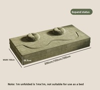 Modulares, komprimierbares Schlafsofa im Wabi-Sabi-Stil, mit Schwammfüllung, doppelt nutzbar, neu, für kleine Wohnungen, Schlafzimmer, Wohnzimmer